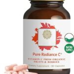 Pure Radiance C Organic Vitamin C Capsules 100% Natural Non-GMO 60 Capsules