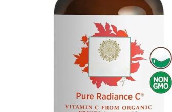 Pure Radiance C Organic Vitamin C Capsules 100% Natural Non-GMO 60 Capsules