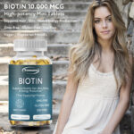 Biotin Capsules 10,000mcg – Max Strength, Supports Healthy Hair, Skin, Nails