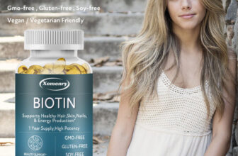 Biotin Capsules 10,000mcg – Max Strength, Supports Healthy Hair, Skin, Nails