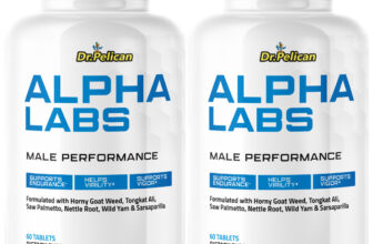 Alpha Labs-Men’s Health & Performance- 2 Bottles- 120 Capsules