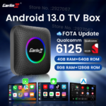 CarlinKit CarPlay Ai Box Android 13 IPTV Netflix Smart TV Box Car Play Android Auto Wireless for OEM CarPlay Car Expand to 512GB