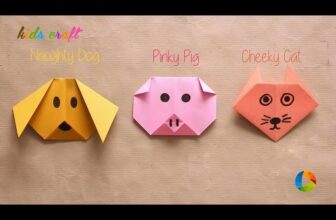 DIY: Origami Animal Faces | Kids Craft