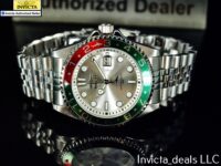 Invicta Men’s 43mm Pro Diver HAMMERHEAD Jubilee SILVER DIAL Silver Tone SS Watch