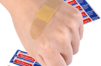 100pcs Baby Bandages Emergency First Aid Plaster Non-woven Fabric Waterproof Sterile Wound Paste Medic Band Aid