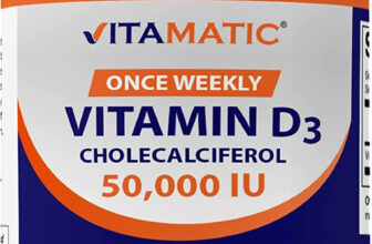 Vitamatic Vitamin D3 50,000 IU (As Cholecalciferol), Once Weekly Dose, 1250 Mcg,