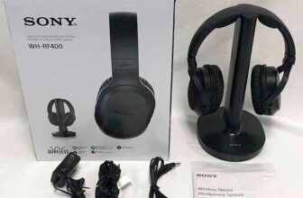 Sony WHRF400 RF BLACK Wireless Noise Reducing Home Theater Headphones