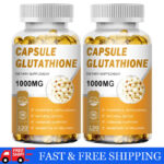 2Pack Glutathione Capsule Natural Antioxidant Anti-Aging Skin Whitening 1000MG