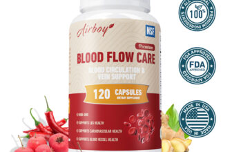 Blood Flow Care – Nitric Oxide Booster, Clean Veins and Arteries – with Hawthorn