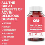 Apple cider vinegar gummies – containing vitamin B12 and folic acid -60 gummies