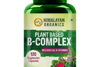 Himalayan Organics Plant Based Vitamin B Complex Energy and Immunity 120 Caps