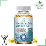 Nicotinamide with Vitamin B3 Capsules Supplement Anti-aging, Brightening Skin