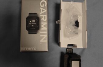 Garmin Forerunner 35 Unisex Adults GPS Smartwatch – Black – Has Wear