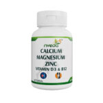 Nveda Calcium Supplement 1000 mg  with Vitamin D3 &B12 Zinc jointsupport 180Tabs