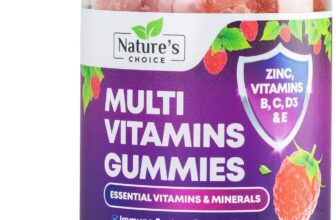 Multivitamin Gummies with Zinc, Vitamins B, C, D3, & E plus – for Men and Women