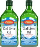 Carlson Labs Norwegian Cod Liver Oil Orginal Flavor 16.9 floz -2 Bottle pack