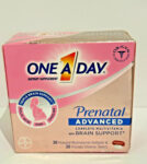 One a Day Advanced Prenatal Multivitamin with Choline 30+30 – EXP 11/2024+