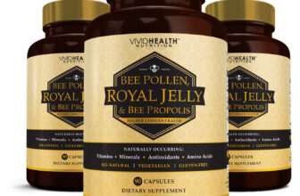 Immune Boosting Royal Jelly Supplement (3 Bottles) with Bee Pollen & Propolis