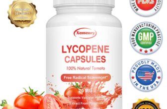 Lycopene – Prostate Health Support & High Protency Antioxidant – Tomato Extract