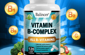 Balincer Vitamin B Complex , 30-120 Capsules with Vitamin C – High Potency