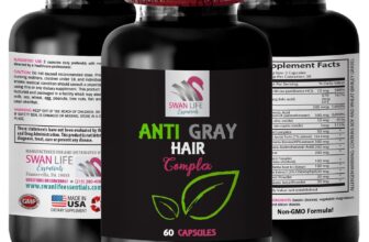 Lustrous Hair – ANTI GRAY HAIR COMPLEX – Biotin Beauty 1 Bottle 60 Capsule