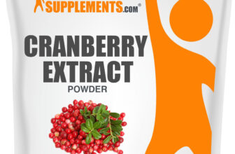 BulkSupplements Cranberry Extract Powder – 500mg Per Serving