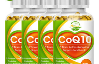 COQ 10 300mg Coenzyme Q-10 Increase Energy & Stamina,Cardiovascular Heart Health