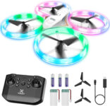 Drones for Kids, RC Drone with Cool Led Lights Mini Remote Control Beginner Dron