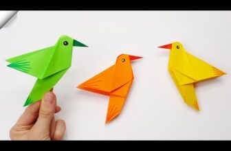 Easy origami hummingbird | Paper bird