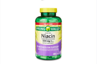 Spring Valley Niacin Metabolism Support Dietary Supplement Capsules,500mg, 240Ct