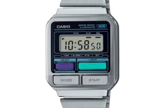 CASIO A120WE-1A A120WE A120 VINTAGE SILVER DIGITAL WATCH