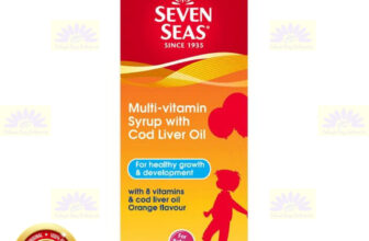 1 X Seven Seas Multivitamin Syrup 100ml Cod Liver Oil Orange Flavour For Kids