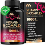 Vitamin B complex – containing vitamin C, choline, inositol -60 capsules