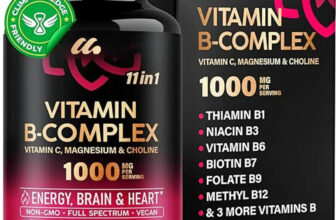 Vitamin B complex – containing vitamin C, choline, inositol -60 capsules