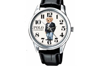 New Polo-bear Tuxedo Basketball Unisex Wristwatches