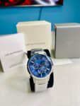 Brand New In Box Emporio Armani AR2448 Blue Dial Chronograph Men´s Classic Watch