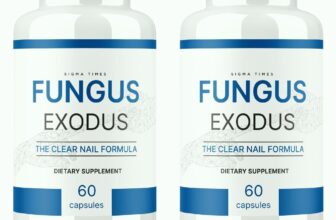 (2 Pack) Fungus Exodus Pills to Combat Toenail Fungus and Restore Nail Health