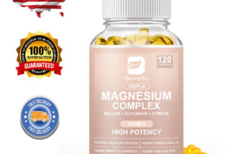 Triple Magnesium Complex 300 Mg – Improves Sleep, Energy and Immune Support