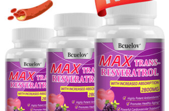 MAX TRANSRESVERATROL WITH INCREASED ABSORPTION 2800MG Antioxidants Healthy Aging