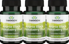 180 Caps Aronia Black Chokeberry Fruit 400 mg Antioxidant Cardiovascular Health