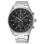 Seiko SSB379 Chronograph Quartz Black Dial Men’s Watch SSB379P1