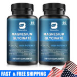 2Pack Magnesium Glycinate High Absorption,Improved Sleep,Stress & Anxiety Relief