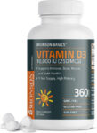 VITAMIN D3 Mega Potency 10000 IU Immune Supplement 360 Softgels