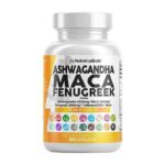 Organic Ashwagandha Capsules 5000mg Supplement / Maca 2000mg – 17 in 1 Support