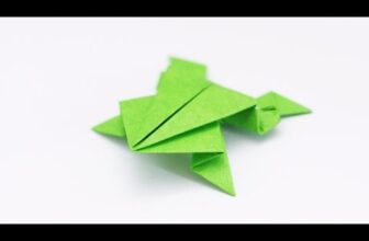 ORIGAMI JUMPING FROG (Traditional model)