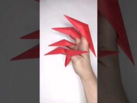 Origami Dragon CLAWS #shorts #claws #paperclaws