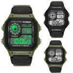 Men’s Sports Watch Waterproof LED Backlight Digital Military Tactical Wristwatch