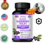 Elderberry Capsules – High Potency Immune Support w/ Sambucus Black Elderberries