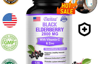 Elderberry Capsules – High Potency Immune Support w/ Sambucus Black Elderberries