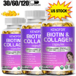 Collagen+ Biotin Capsules – Reduce fine lines&wrinkles,Brighten skin,Anti-Aging